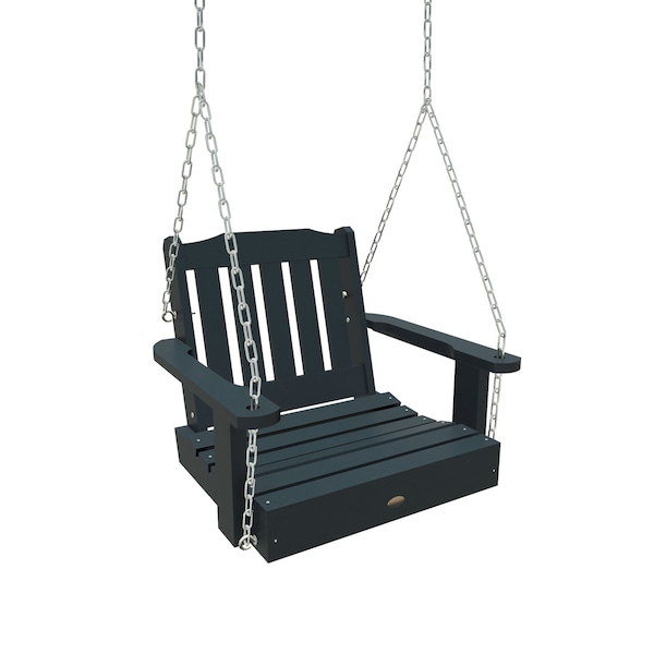 Highwood Usa Lehigh Single Seat Swing Outdoor Furniture for Patio, Backyard, Garden AD-PORL3-FBE - main